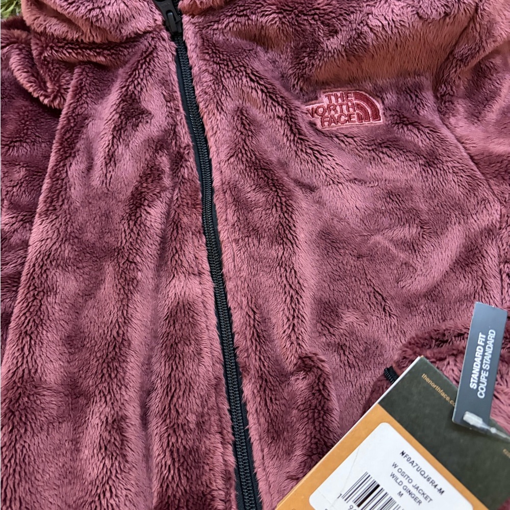 The North Face Maroon Fleece Jacket - Picture 4 of 4